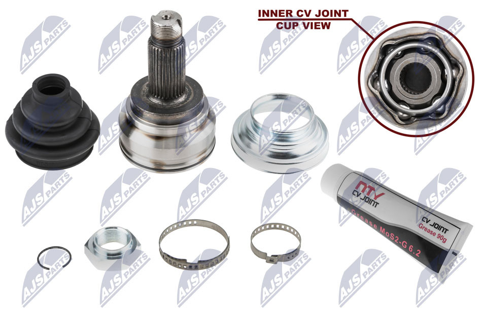 GELENKSATZ, ANTRIEBSWELLE/AUßEN passend für BMW 5 F10,F11 09-, X3 10-, X4 10-, 6 F13,F12 11-, 6 GRAN COUPE F06 12-/HINTERER,Links/Rechts,Automatikgetriebe8/