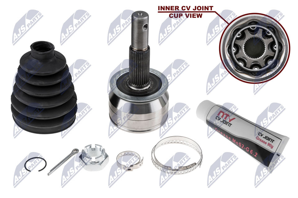 GELENKSATZ, ANTRIEBSWELLE/AUßEN passend für NISSAN NAVARA NP300 3.0DCI 10-, PATHFINDER 4.0 05-, 3.0DCI 10-/VORDERER,Links/Rechts,Schaltgetriebe,Automatikgetriebe/