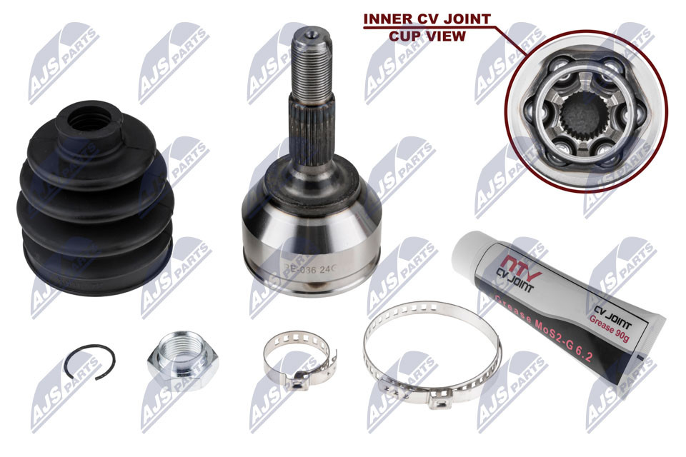 GELENKSATZ, ANTRIEBSWELLE/AUßEN passend für PEUGEOT 2008 1.2VTI 13-18, CITROEN C3II 1.2VTI,1.4 09-16, DS3 1.4 09-, 1.2VTI 15-19