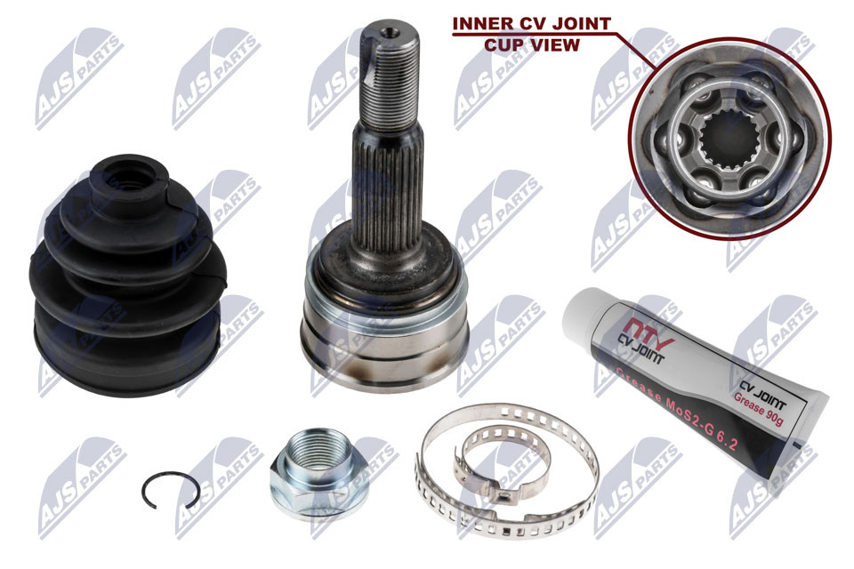 GELENKSATZ, ANTRIEBSWELLE/AUßEN passend für TOYOTA RAV4 4WD 06-19, YARIS CROSS 1.5AWD 20-, LEXUS NX300H 18-, UX250H E-FOUR 18-/HINTERER,Links/Rechts,Automatikgetriebe/