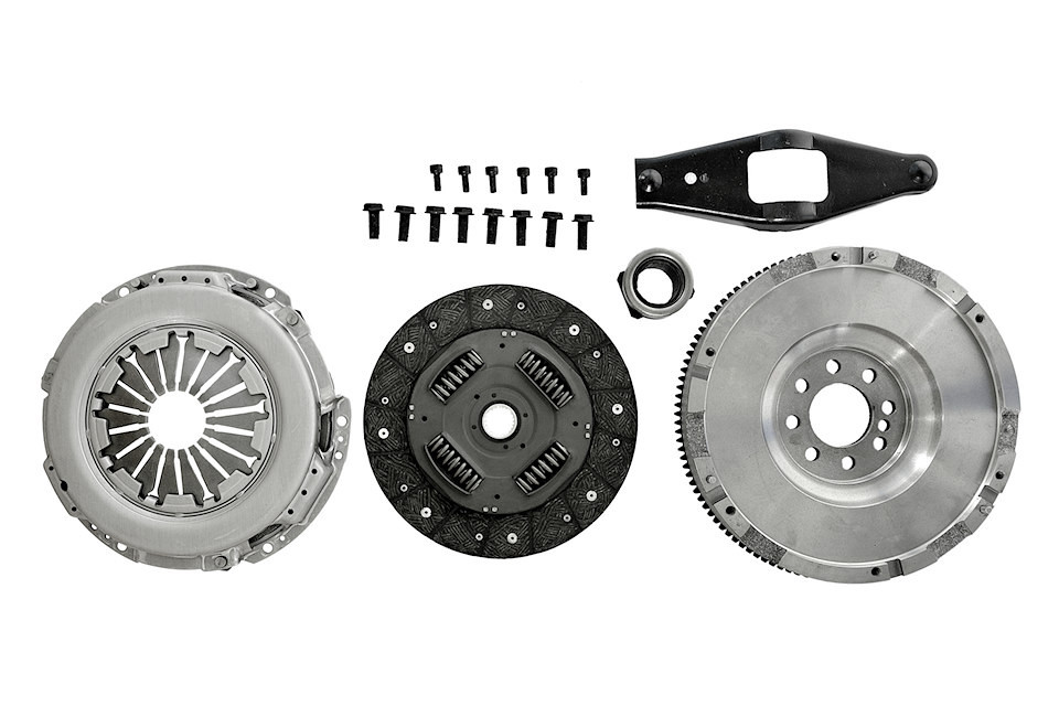 KUPPLUNGSSATZ passend für FORD TRANSIT 2.4TDE,2.4DI 00-06/ZAWIERA ŁAPĘ/WIDELEC SPRZĘGŁA/