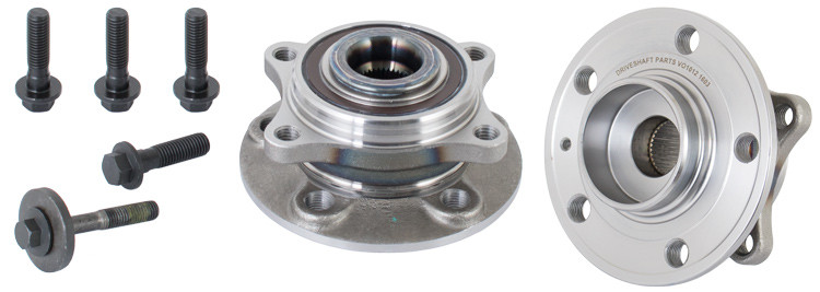 Radnabe vorne für Volvo S80 I (TS/XY) 98-08 Stahlachsschenkel 31329980 VO1012 OE z.Vergl.: 31329980, 8672371
