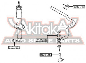 Stabilager Vorne Asva-0107-729