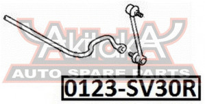 Koppelstange Hinten Asva-0123-sv30r