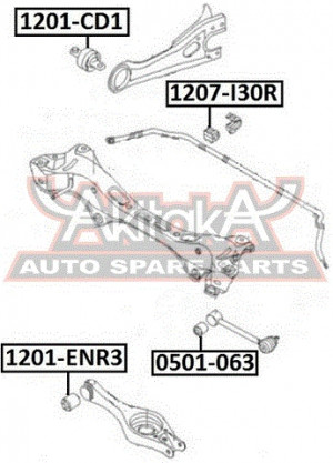 Stabilager Hinten Asva-1207-i30r