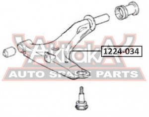 Querlenker Vorne Links Asva-1224-034