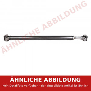 KARDANWELLE 30,2 x 106,3 mm, nicht verschlissen an der Gleitgelenkseite, L = 2000 mm, 2x Flansch 120 mm, SAE 69,9 mm, 4x 11 mm