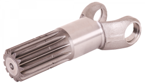 Antriebswelle vorne 27 x 70 Gehäuse, gleich, Claas L=165 mm, 12 Schneiden 43,4 mm, Dichtmittel 44,9 mm