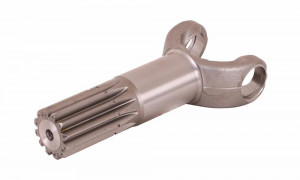 Antriebswelle vorne 30,2 x 81,8 L=190 mm, 12 Schneiden 44 mm, Radius 44,9 mm