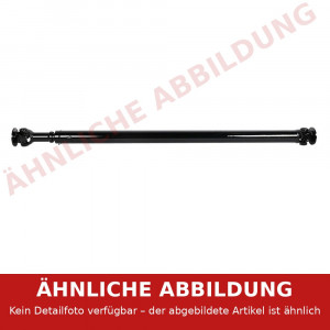KARDANWELLE 30,2 x 81,8 mm, nicht verschlissen an der Gleitgelenkseite, L = 1400 mm, 2 x Flansch 100 mm, DIN 57 mm, 6 x 8 mm