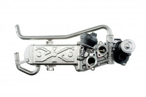 AGR VENTIL ABGASRÜCKFÜHRUNG passend für AUDI A1 1.6TDI 2011-,SEAT IBIZA 1.6TDI 2009-,SKODA FABIA 1.6TDI 2010-,VW POLO 1.6TDI 2009-/MIT ABGASKÜHLER/