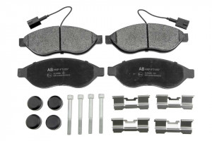 ALPHA BRAKES BREMSBELÄGE VORDERACHSE passend für FIAT DUCATO 06-, CITROEN JUMPER 06-, PEUGEOT BOXER 06-
