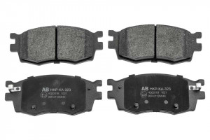 ALPHA BRAKES BREMSBELÄGE VORDERACHSE passend für KIA RIO III 04-, HYUNDAI ACCENT VERNA 06-, I20 08-