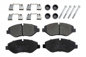 ALPHA BRAKES BREMSBELÄGE VORDERACHSE passend für MERCEDES VITO 08-, VIANO 08-, SPRINTER 3,5T 06-, VW CRAFTER 3,5T 06-