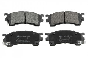 ALPHA BRAKES BREMSBELÄGE VORDERACHSE passend für MAZDA 626 GE/GF/GW 91-, 323 BJ 1.8,2.0TDVI 98-, MX-6 91-