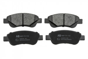 ALPHA BRAKES BREMSBELÄGE VORDERACHSE passend für TOYOTA AYGO 05-, CITROEN C1 05-, PEUGEOT 1007 05-