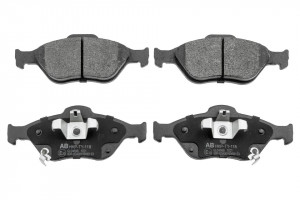 ALPHA BRAKES BREMSBELÄGE VORDERACHSE passend für TOYOTA YARIS FR 05- /SYSTEM ATE/