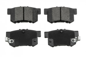 ALPHA BRAKES BREMSBELÄGE HINTERACHSE passend für HONDA ACCORD CB/CC/CD/CE/CF -98, CIVIC 1.6,1.7,1.7CDTI 01-, CR-V II 01-