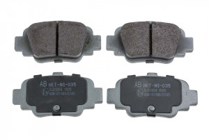 ALPHA BRAKES BREMSBELÄGE HINTERACHSE passend für NISSAN MICRA K11 93- /+ABS/
