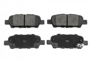 ALPHA BRAKES BREMSBELÄGE HINTERACHSE passend für NISSAN X-TRAIL T30/T31 01-,QASHQAI 06-,MURANO Z50 04-,MURANO Z51 08-10,350Z 03-,TIIDA 07-,MAXIMA 06-,INFINITI FX 03-