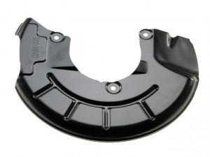 BREMSSATTELSCHUTZ passend für VW POLO 02-, SKODA FABIA 99-, SEAT CORDOBA/IBIZA 02-, AUDI A1 10- /VORN, LINKS/