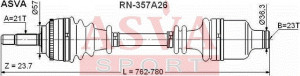Antriebswelle Rechts Asva-rn-357a26