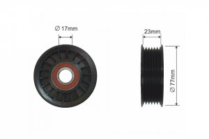 SPANNROLLE, KEILRIPPENRIEMEN passend für CADILLAC ESCALADE III 07-13, HUMMER H2,H3, CHEVROLET AVALANCHE 07-13, SUBURBAN 07-13, TAHOE 07-14
