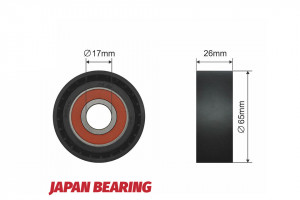 SPANNROLLE, KEILRIPPENRIEMEN passend für CHEVROLET AVEO, CRUZE, TRAX, OPEL ASTRA J, ASTRA J GTC, MOKKA / MOKKA X 1.2/1.4/1.7D 09.09-