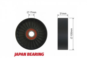 SPANNROLLE, KEILRIPPENRIEMEN passend für LEXUS GS, IS I, IS SPORTCROSS; TOYOTA SUPRA 3.0/4.0 01.93-10.05