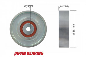 SPANNROLLE, KEILRIPPENRIEMEN passend für TOYOTA YARIS 1.0/1.3 04.99-11.10